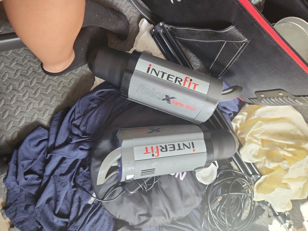 Interfit Photography Lights With Carry On And Accesories