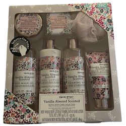 Vanilla Almond Scented Bath And Body Care Collection