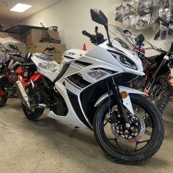 72HR Sale Falcon 200cc EFI Motorcycle Automatic 65MPH At Turbopowersports 