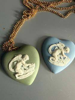 Vintage Wedgewood Cherub necklaces