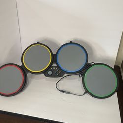 Harmonix 822149 Xbox 360 Rock Band Drum Set Only Tested Working No Poles