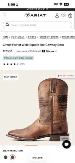 Work cowboy boots