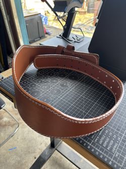 Weight Lifting Leather Belt