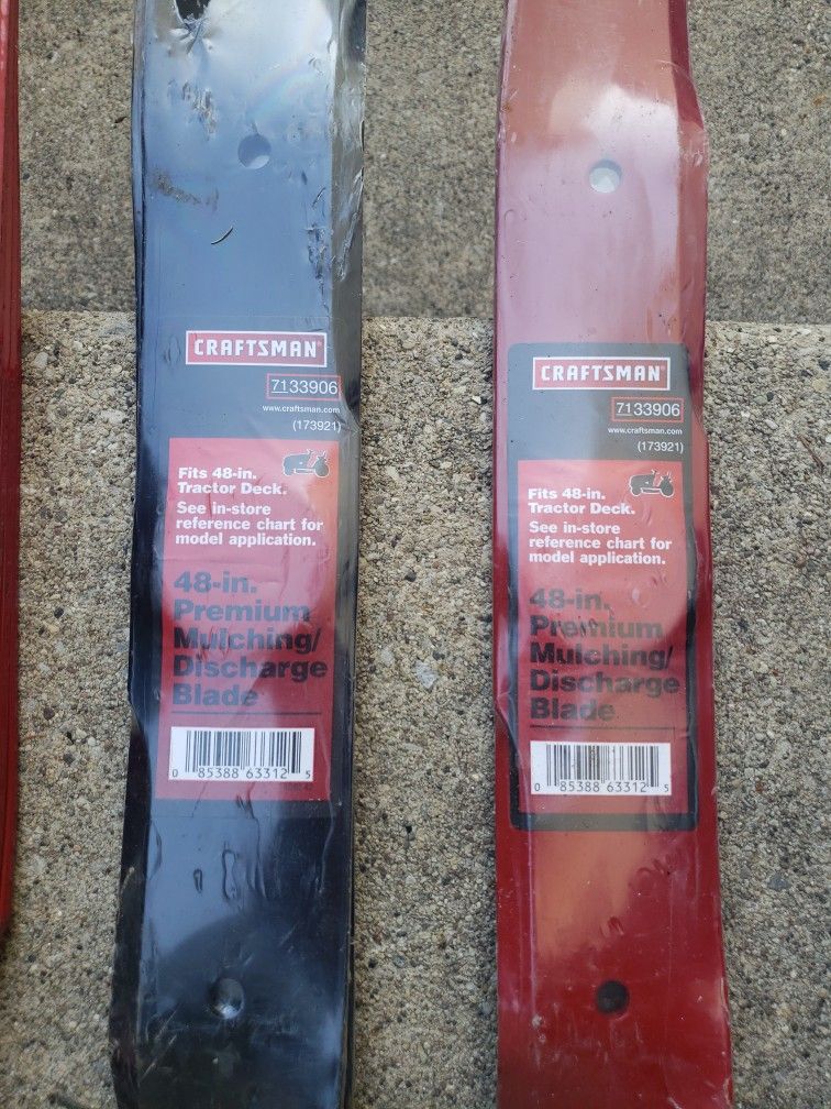 Craftsman Tractor Mulching Blades