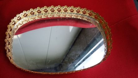 Mirror tray antique