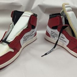 Off-white Size 13  AIR JORDAN 1 Prototype Nike Air Jordan Reproduction Shoe/Sneeker. 