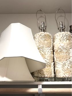Sea Shell Lamp Set (2)