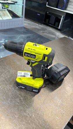 Used RYOBI 18v Drill Driver Kit w/ 18v Battery and Charger