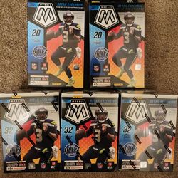 2021 NFL Football Mosaic Blaster Boxes and Hanger Boxes