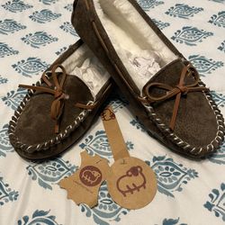 Lamo Lady's Britain Moc Ii Women's Slippers Chocolate - 9 Medium