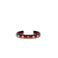 Gucci Broadway Pearly Bee Embellished Bracelet