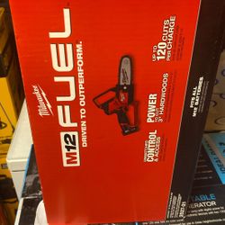 Milwaukee M12 Fuel Hatchet 6” Pruning Saw 2527-20 New No Battery No Charger 