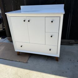 36” Bathroom Vanity with Granite Top
