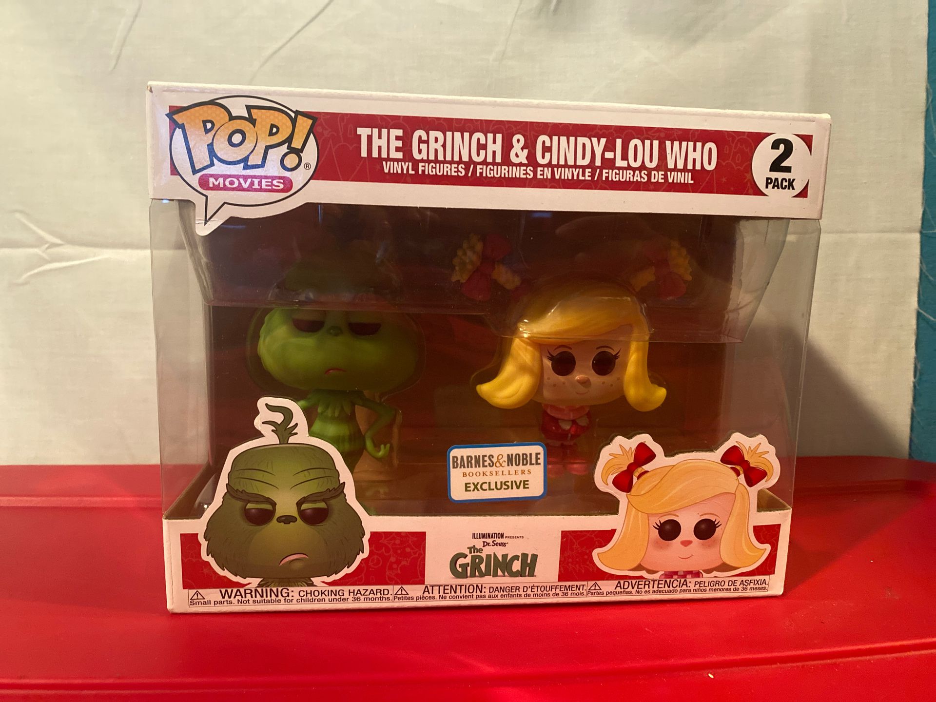 Barns & Noble exclusive the grinch 2pk the grinch and Cindy-Lou Who