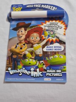 Disney Toy Story Imagine Ink Magic Ink Pictures – Mess-Free Marker Set (New)