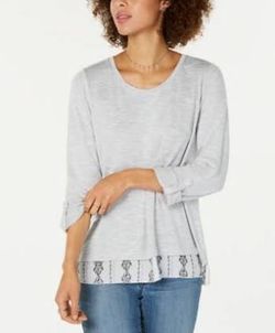 Style & Co Layered-Look Roll Size XL