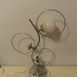 1970s RETRO ALUMINUM  WORKING LAMP