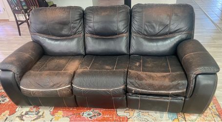 Reclining Black Couch