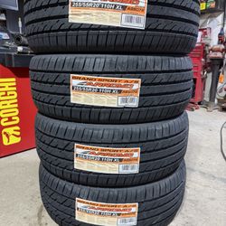 (4) - 255/55/20 Arroyo Grand Sport All Season Tires