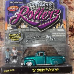 Homie rollers ‘51 chevy pick up diecast 