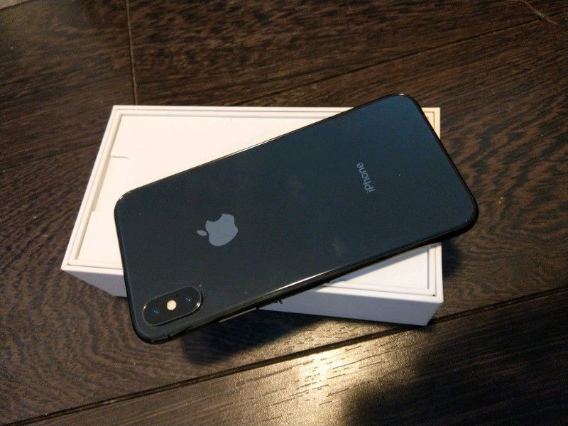 iPhone X 256 space gray unlocked, condition like new