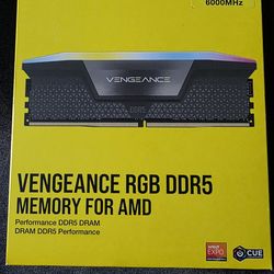 CORSAIR VENGEANCE RGB DDR5 64GB (2x32GB) DDR5 6000MHz CL40