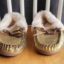 J. Crew Mocassin Slippers