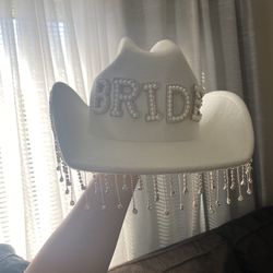 Bachelorette Bride Cowboy Hat
