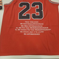 Jordan, Kobe, Payton, Brown And Rice Stats Jerseys Brand New XL /2XL  / 200 Each