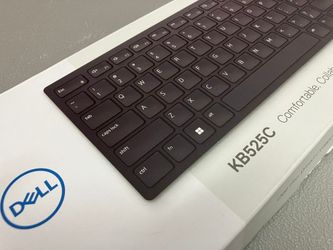 Dell KB525C Wired Keyboard Silent, Backlit ZOOM keys, excellent in box