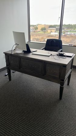Dark Wood Executive Office Desk