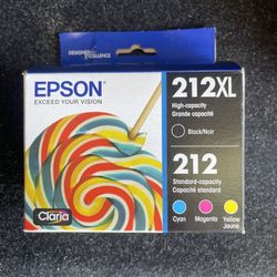 Epson Ink 212XL BLACK & CYAN ONLY 212 Cartridges
