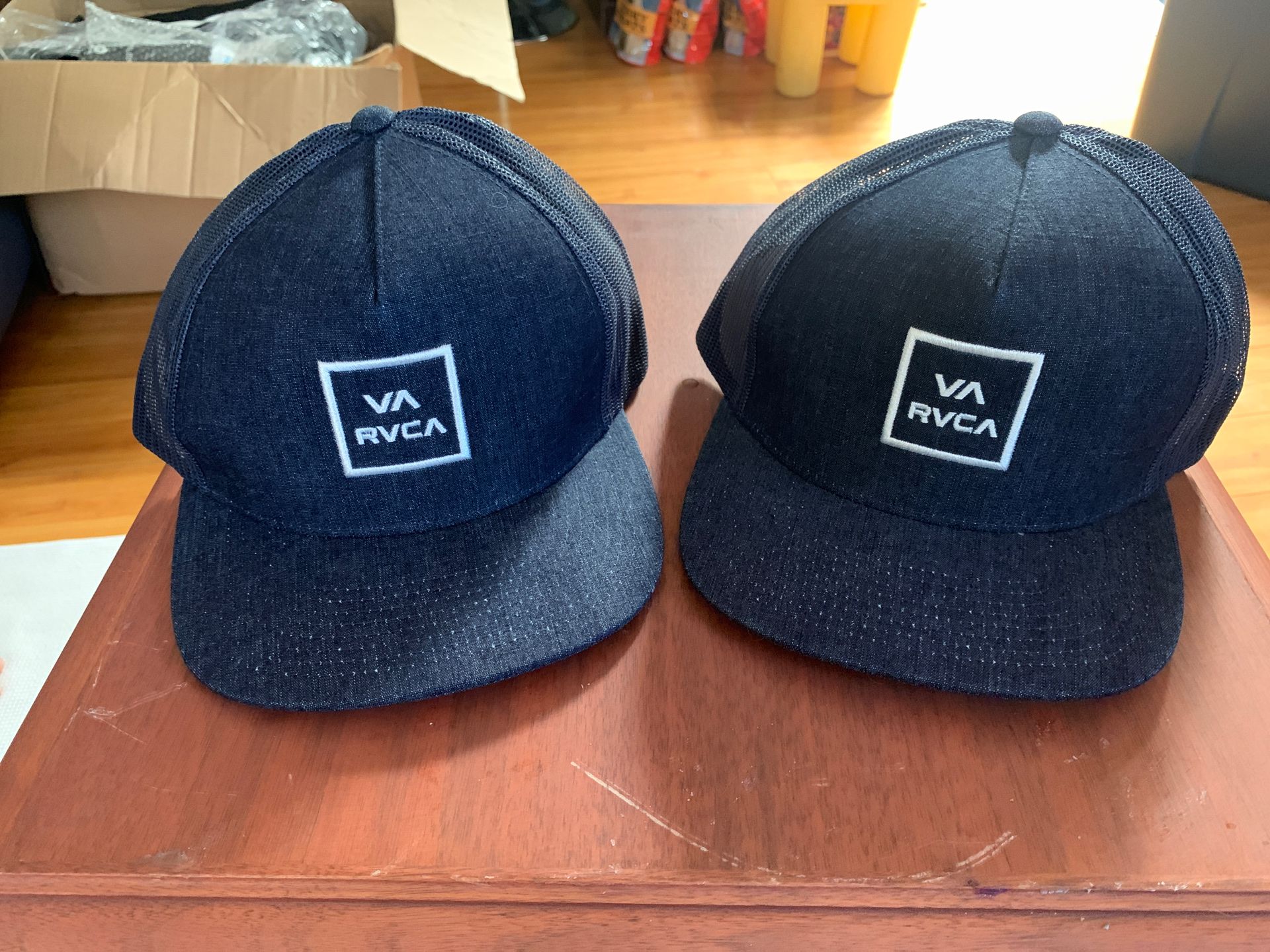 RVCA Navy Blue Caps