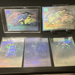 Marvel 1991 Hologram 5 Card Lot