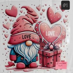 NEW! Make Your Own Valentine Love Shirts! Iron-on Transfers, Many To Choose From, $2 Each