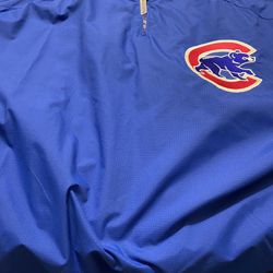 AUTHENTIC CHICAGO CUBS PULLOVER JACKET 