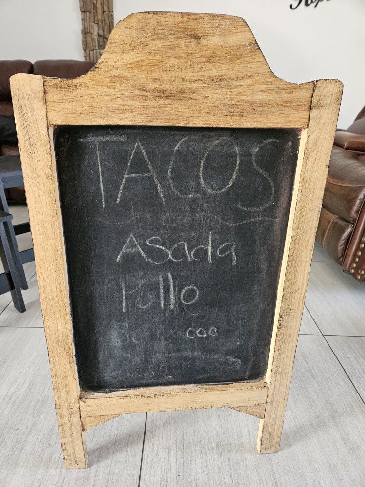 Chalk Sign