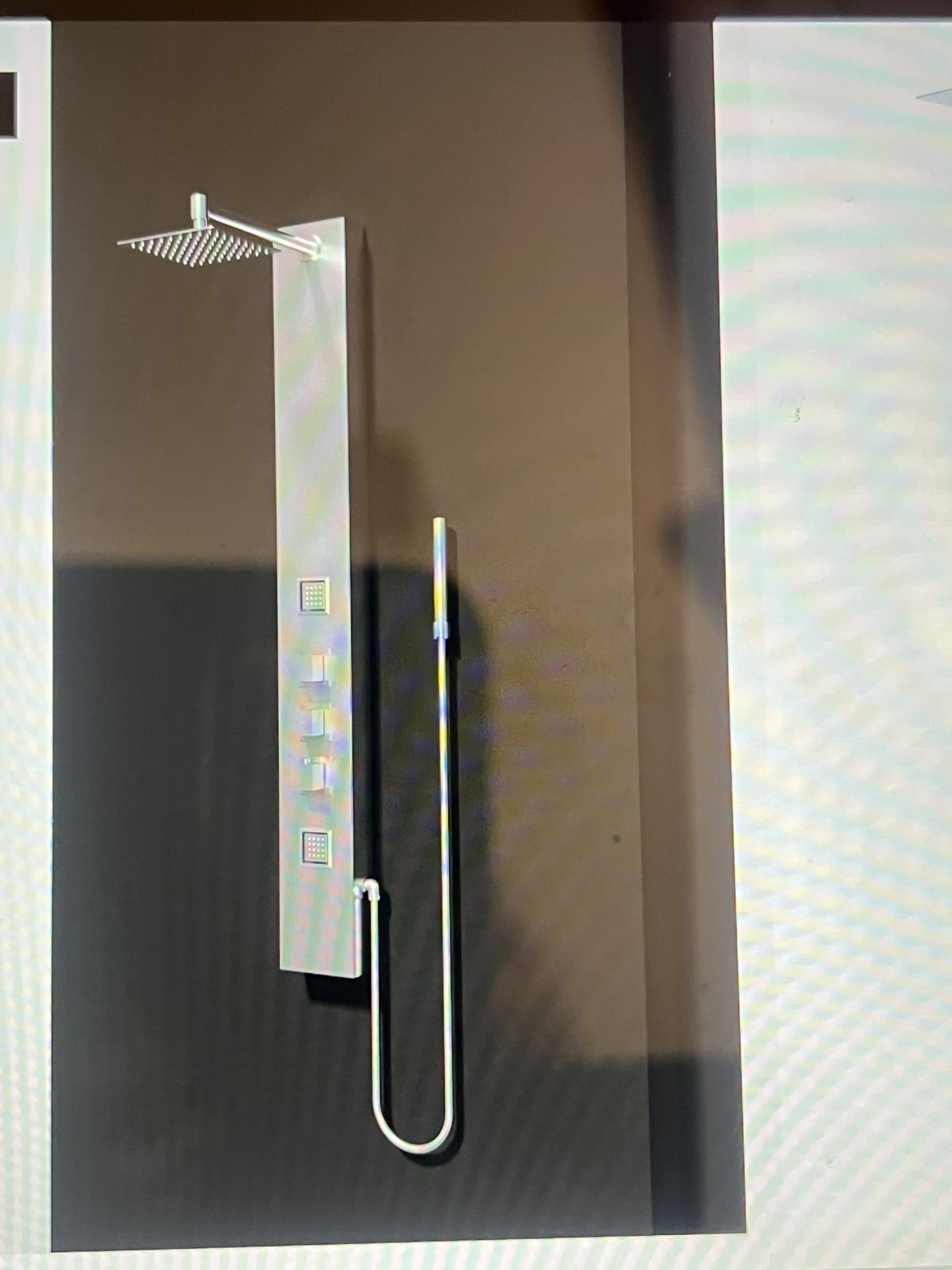 VIGO Rector Shower Panel Stainless Steel  VG08012ST