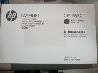 HP Brand ink toner
CF226X-N high yield