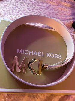 Michael Kors Pink Reversible Belt