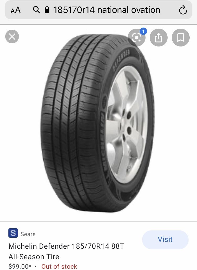 National ovation 4 tire