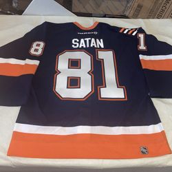 Authentic Koho Miroslav Satan New York Islanders Jersey Mens 48 Mic Isles Sewn