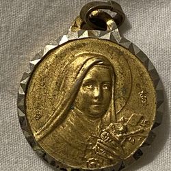 Basilique De Lisieux Gold Tone Pendant