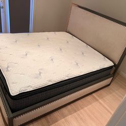The Restoration Hardware (RH) Maison Fabric Panel Bed Ca King