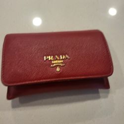 Prada Saffiano Leather Card Case