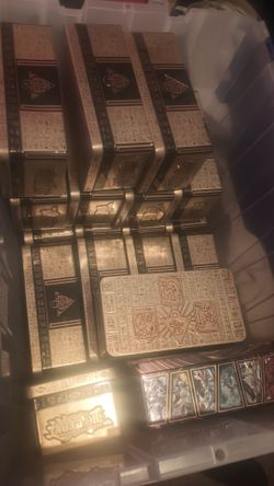 Yu-Gi-Oh collector tins