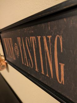 Wine Tasting Sign
