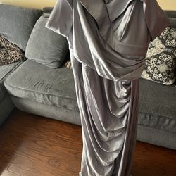Silver Long Dress 