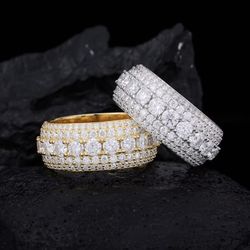 High quality Moisannite diamond ring (PASSES DIAMOND TESTER)