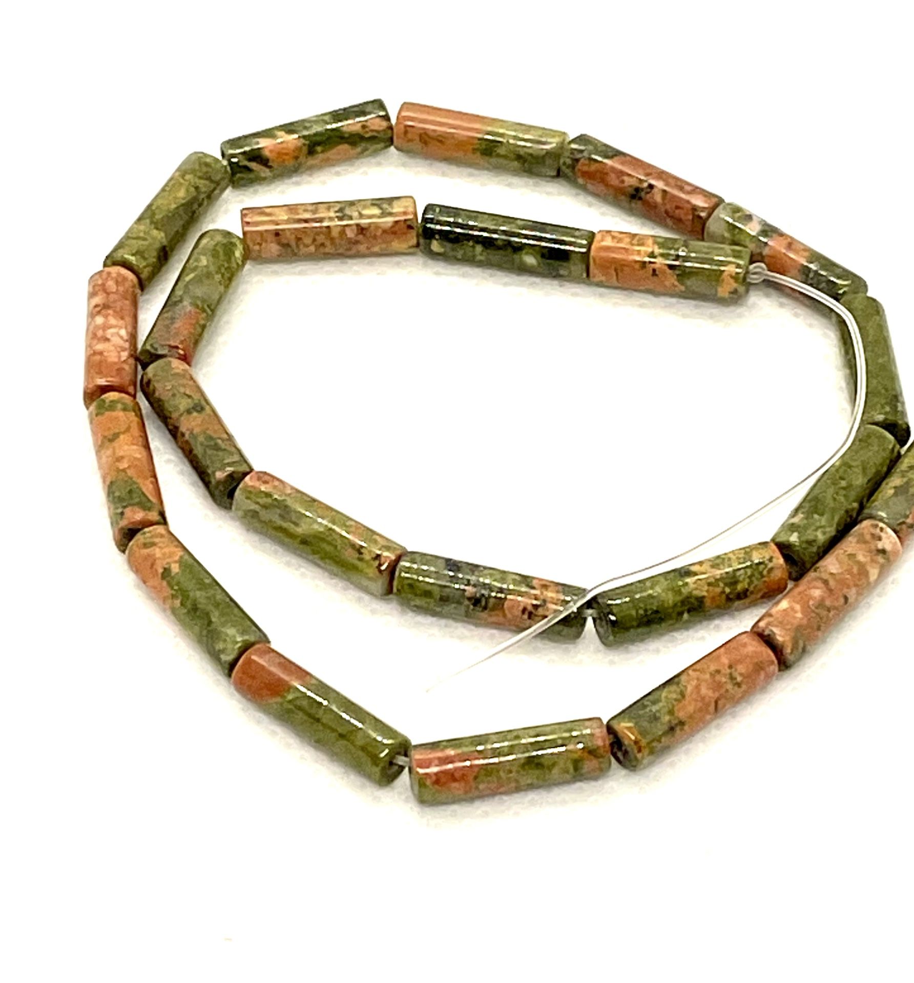 12” Unakite Beads